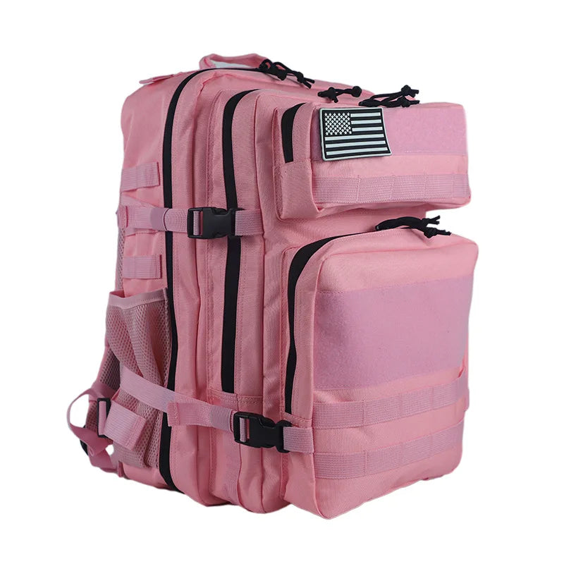 25L Water-Resistant Tactical Hiking Backpack - 3P Assault Pack for Outdoor Travel