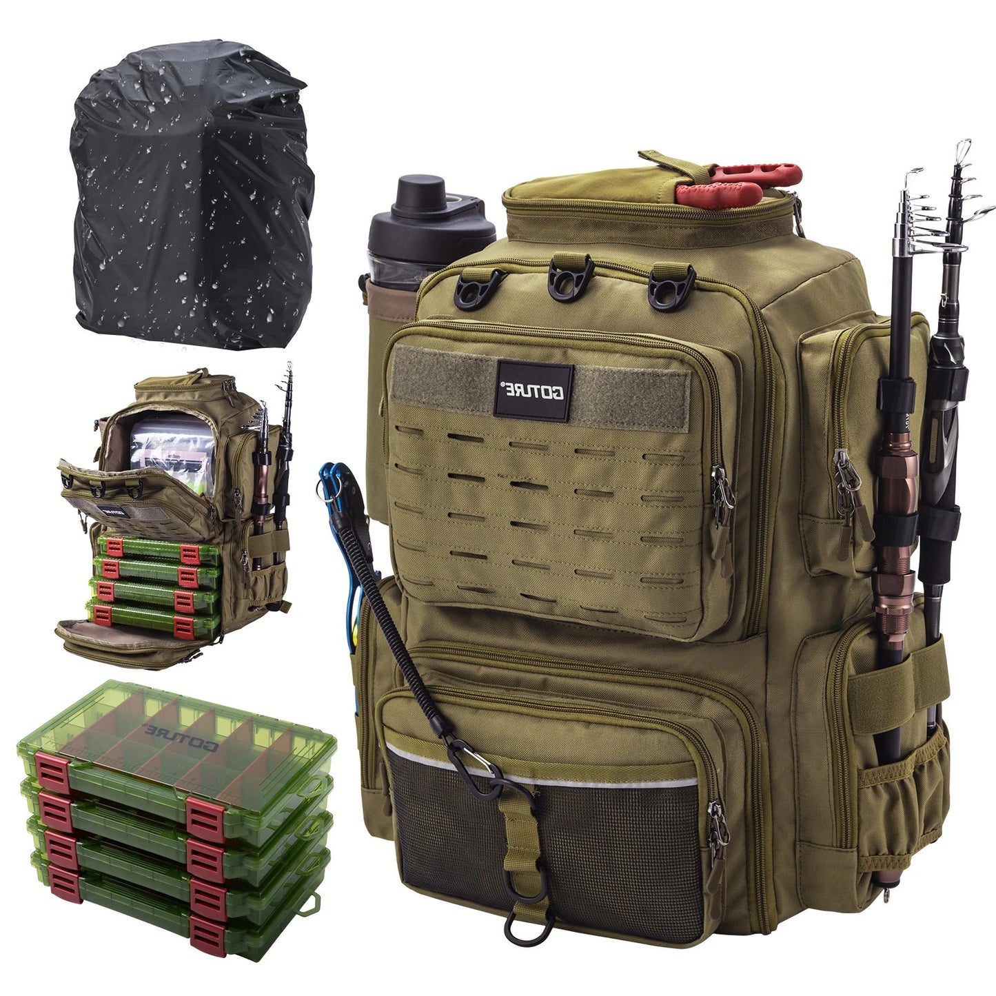 Outdoor Tactical Backpack - Large Capacity Camouflage Duffel for Sports, Camping, Travel, and Hiking