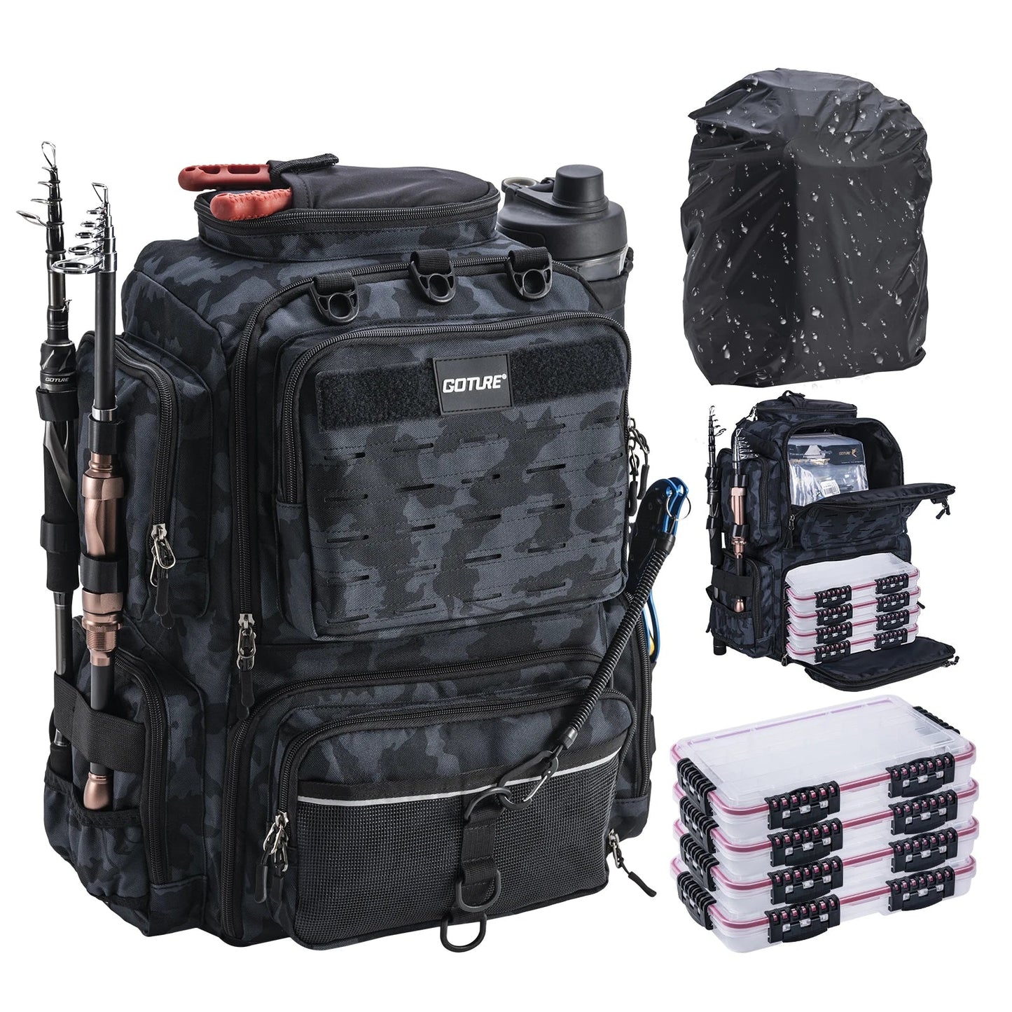 Outdoor Tactical Backpack - Large Capacity Camouflage Duffel for Sports, Camping, Travel, and Hiking