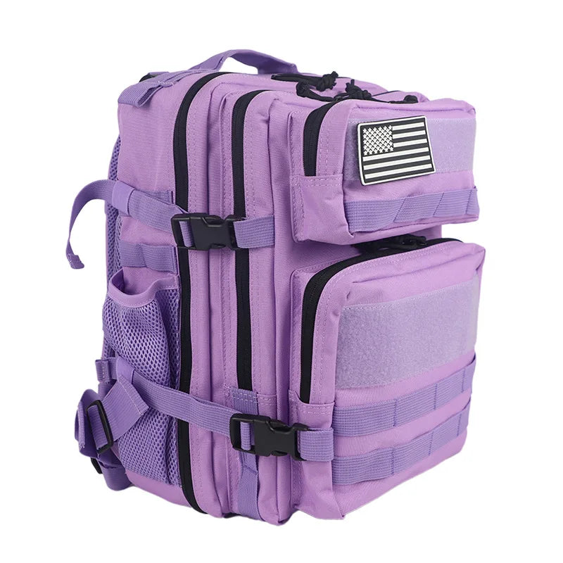 25L Water-Resistant Tactical Hiking Backpack - 3P Assault Pack for Outdoor Travel