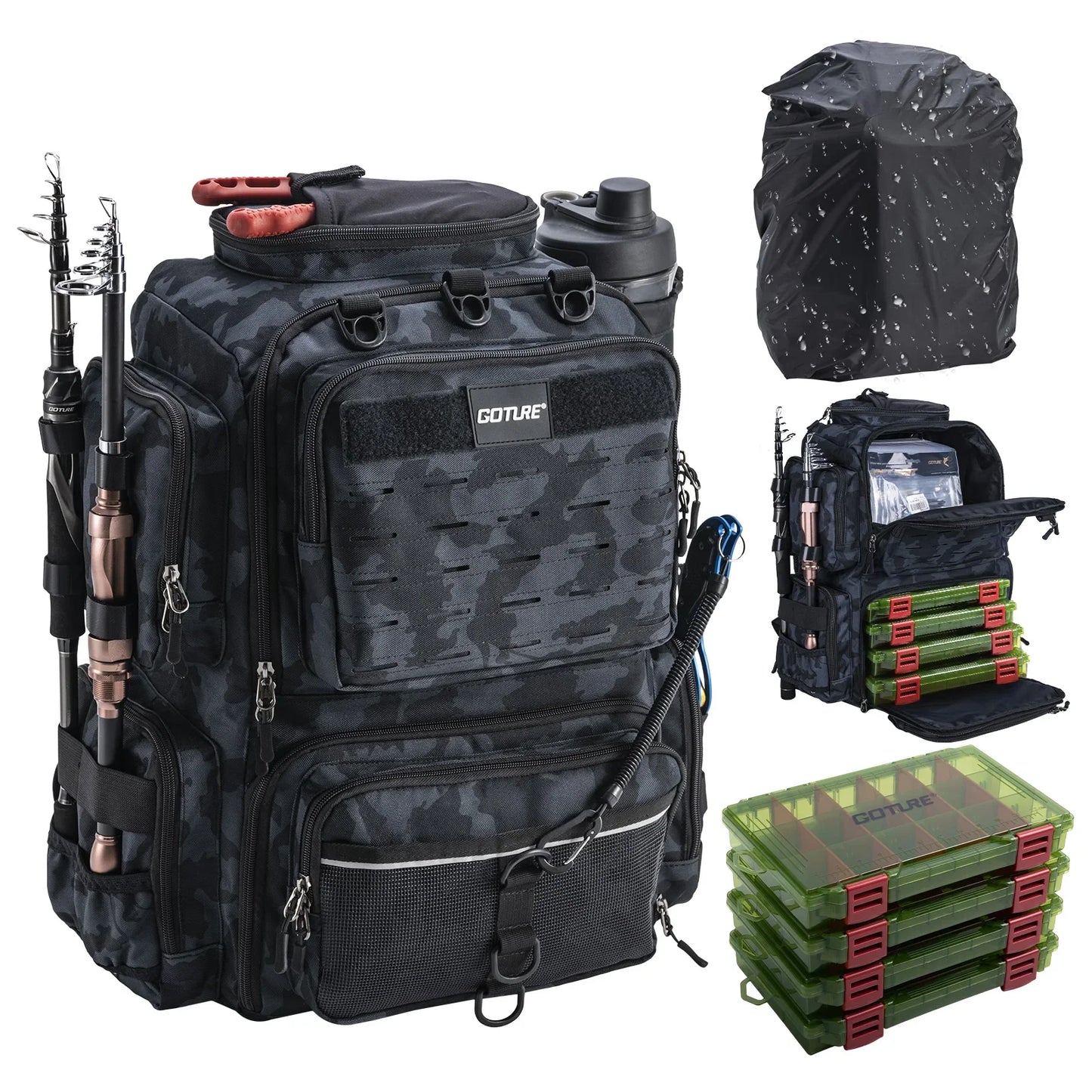 Outdoor Tactical Backpack - Large Capacity Camouflage Duffel for Sports, Camping, Travel, and Hiking