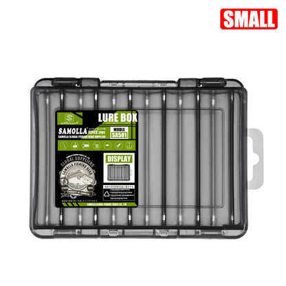 Double-Sided Compact Tackle Box - Streamline Fishing with Durable, Versatile Organizer for Lures, Hooks, Baits