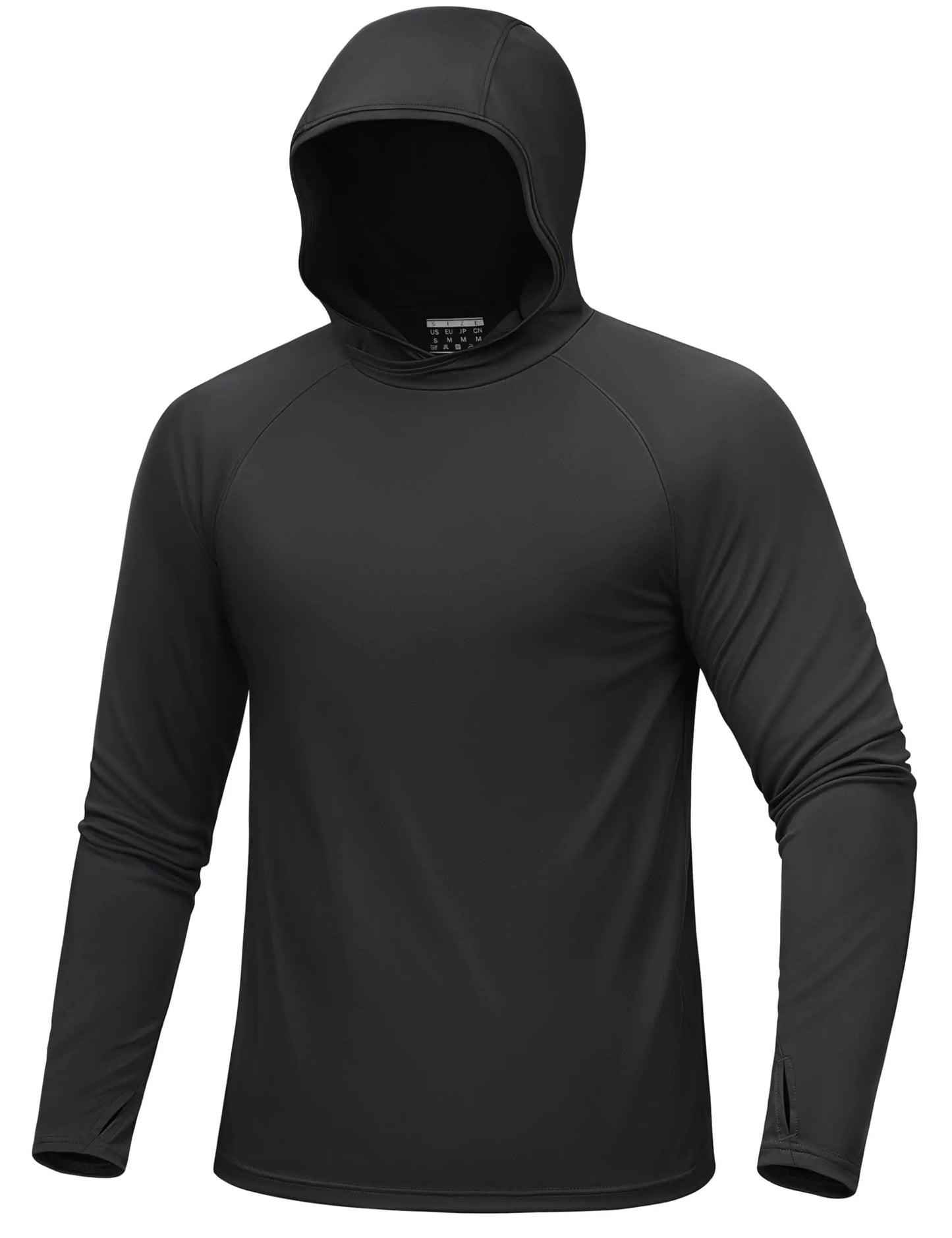 UPF 50+ Hooded T-Shirts Mens Quick Dry UV Block Sun Shirts Lightweight Hoodie Shirt Running Fishing Performance Tops