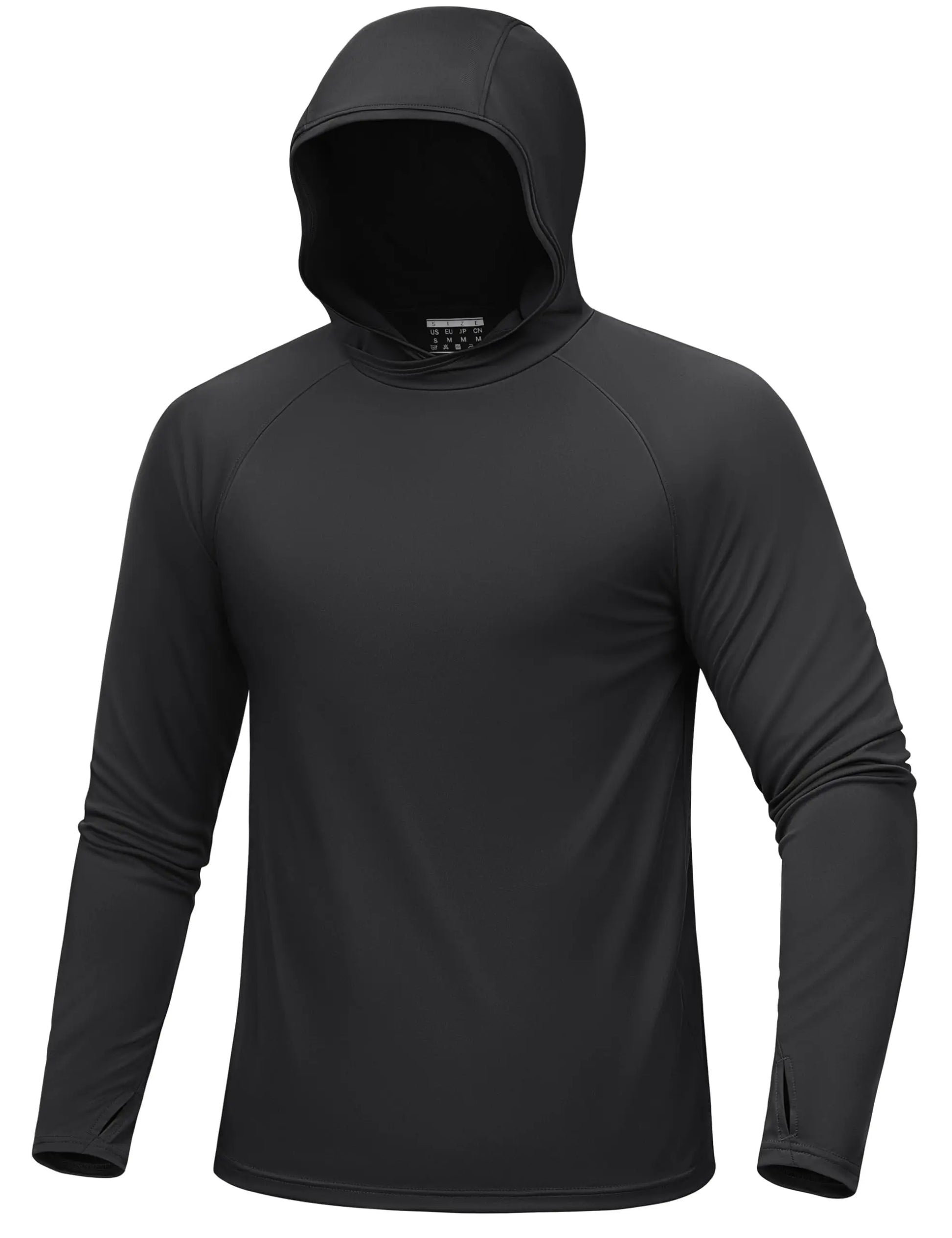 UPF 50+ Hooded T-Shirts Mens Quick Dry UV Block Sun Shirts Lightweight Hoodie Shirt Running Fishing Performance Tops