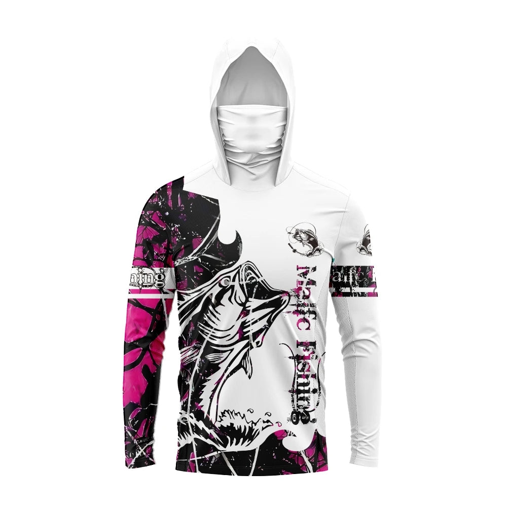 SunShield Pro™ UV Protection Fishing Hoodie – Long Sleeve Performance Shirt with Built-in Hood