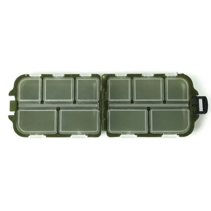 10 Compartments Fishing Lure Boxes Bait Storage Case Tackle Trays Hooks Organizer Accessory Waterproof