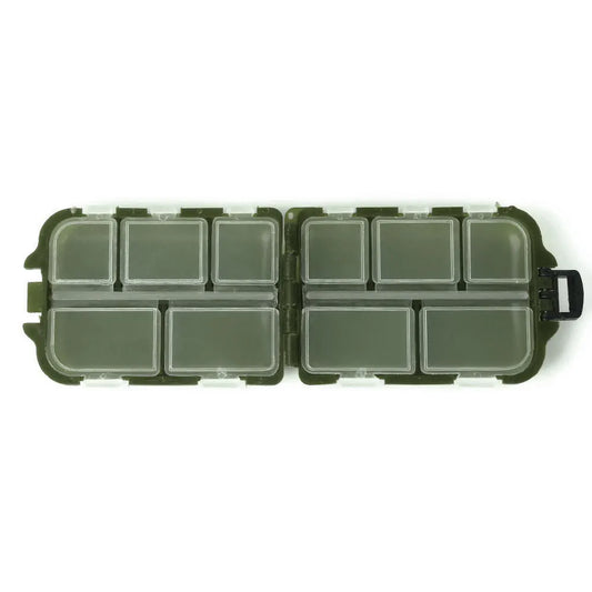 10 Compartments Fishing Lure Boxes Bait Storage Case Tackle Trays Hooks Organizer Accessory Waterproof