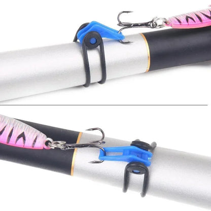 Delysia King Hooks, Fishing Rods and Plastic Bait Hangers