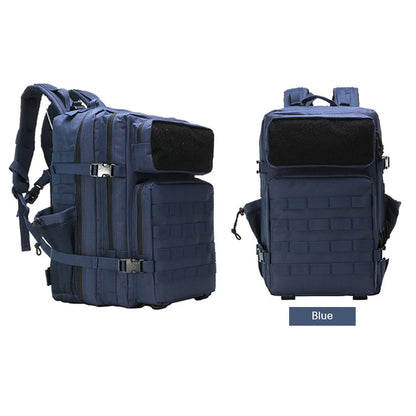 Purple Pastel Tactical Fishing Backpack for Women – 45L Water-Resistant Fishing & Outdoor Gear Bag, 1000D Oxford Fabric