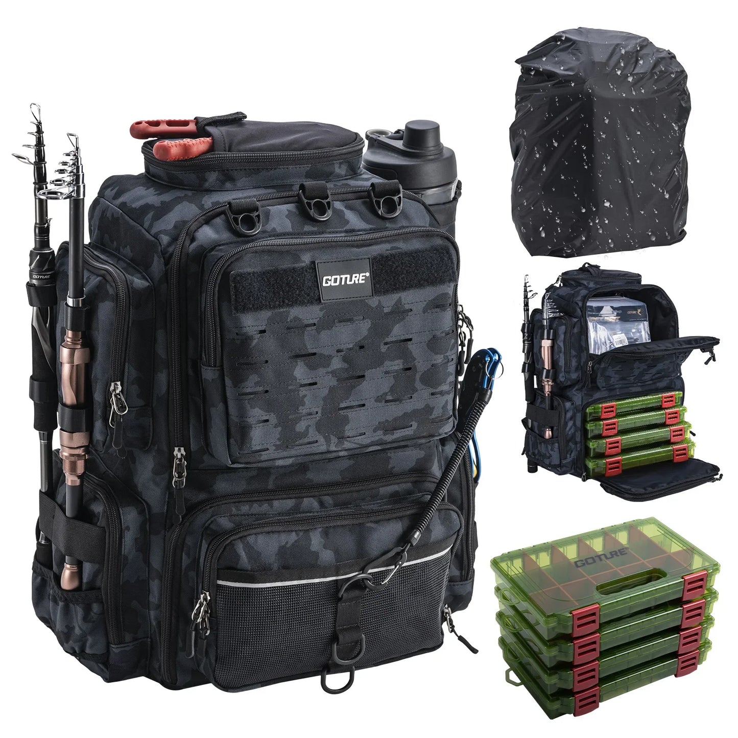 Outdoor Tactical Backpack - Large Capacity Camouflage Duffel for Sports, Camping, Travel, and Hiking