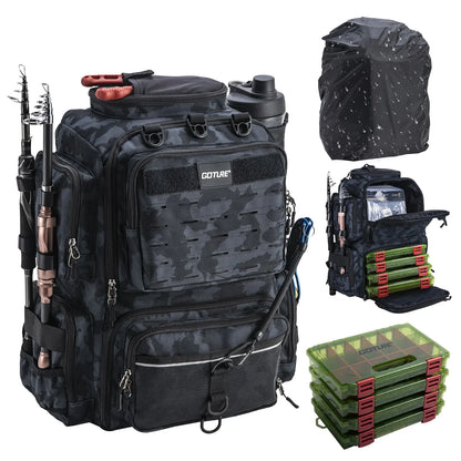 Outdoor Tactical Backpack - Large Capacity Camouflage Duffel for Sports, Camping, Travel, and Hiking