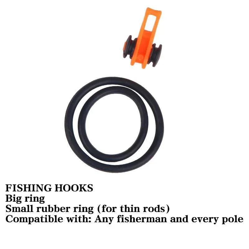 Delysia King Hooks, Fishing Rods and Plastic Bait Hangers
