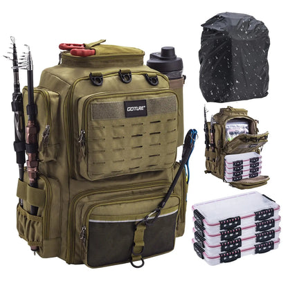 Outdoor Tactical Backpack - Large Capacity Camouflage Duffel for Sports, Camping, Travel, and Hiking