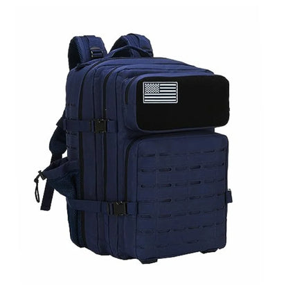 Purple Pastel Tactical Fishing Backpack for Women – 45L Water-Resistant Fishing & Outdoor Gear Bag, 1000D Oxford Fabric