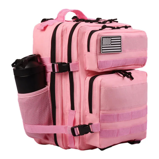 25L Water-Resistant Tactical Hiking Backpack - 3P Assault Pack for Outdoor Travel