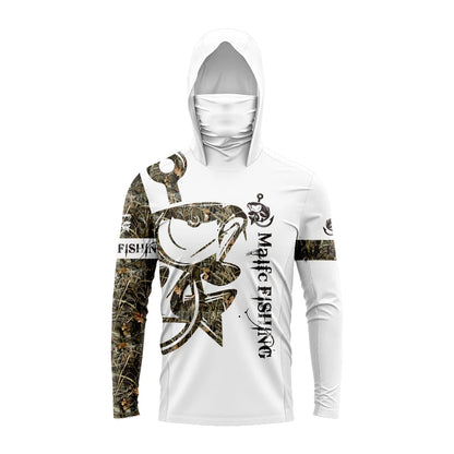 SunShield Pro™ UV Protection Fishing Hoodie – Long Sleeve Performance Shirt with Built-in Hood