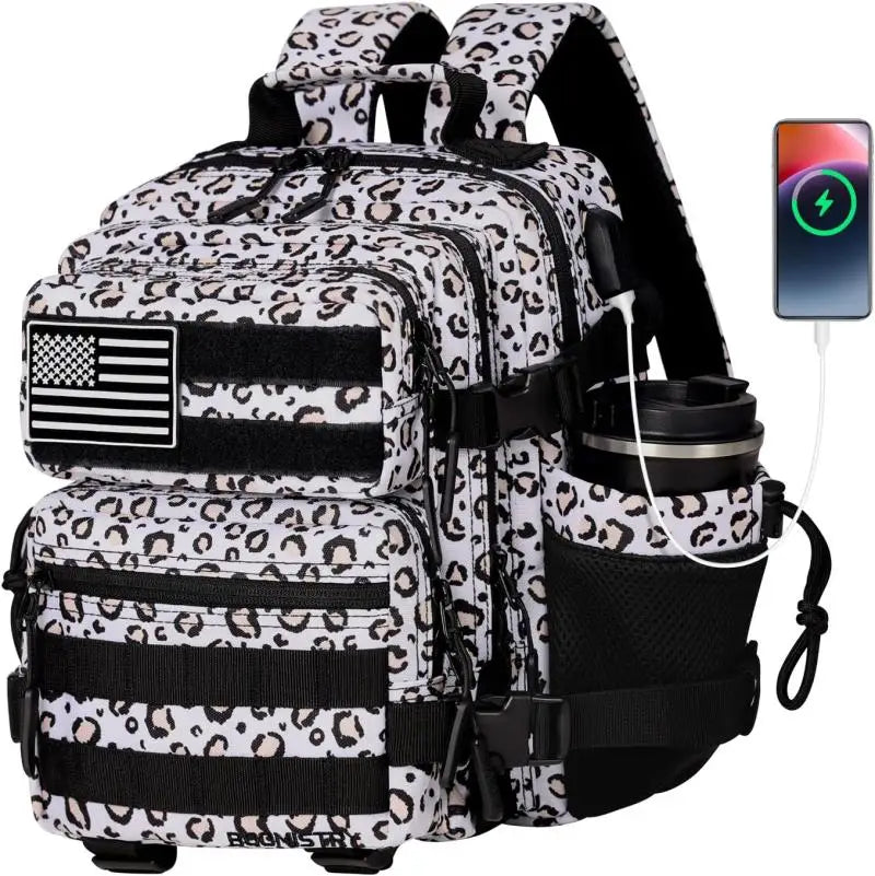 25L Water-Resistant Tactical Hiking Backpack - 3P Assault Pack for Outdoor Travel