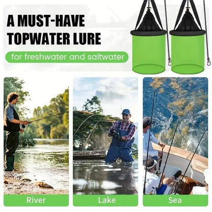 1Pc Fishing Net Fish Shrimp Basket Portable Mesh Landing Nets Fishing Bucket Anti-Jump Net Lobster Pocket Floating Fish Keeper