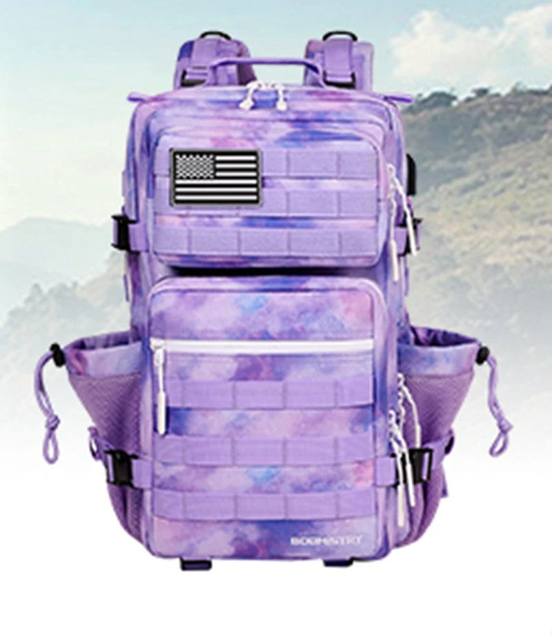 25L Water-Resistant Tactical Hiking Backpack - 3P Assault Pack for Outdoor Travel