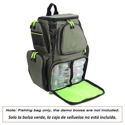 Large Capacity Fishing Tackle Bag Multifunctional Backpack 45*41*26Cm Outdoor Sport Hiking Waterproof Fishing Bag X483