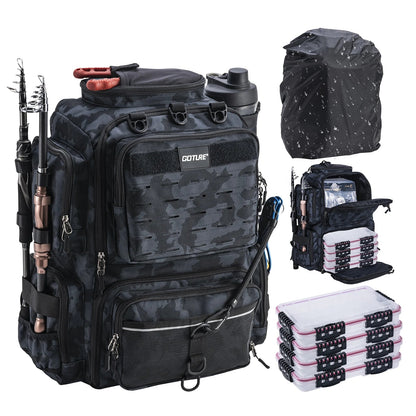 Outdoor Tactical Backpack - Large Capacity Camouflage Duffel for Sports, Camping, Travel, and Hiking
