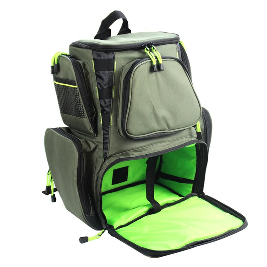 Large Capacity Fishing Tackle Bag Multifunctional Backpack 45*41*26Cm Outdoor Sport Hiking Waterproof Fishing Bag X483
