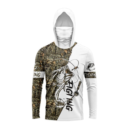 SunShield Pro™ UV Protection Fishing Hoodie – Long Sleeve Performance Shirt with Built-in Hood