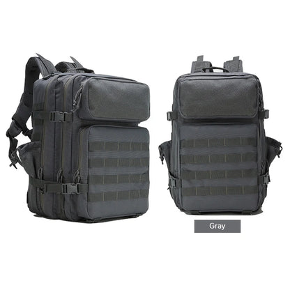 Purple Pastel Tactical Fishing Backpack for Women – 45L Water-Resistant Fishing & Outdoor Gear Bag, 1000D Oxford Fabric
