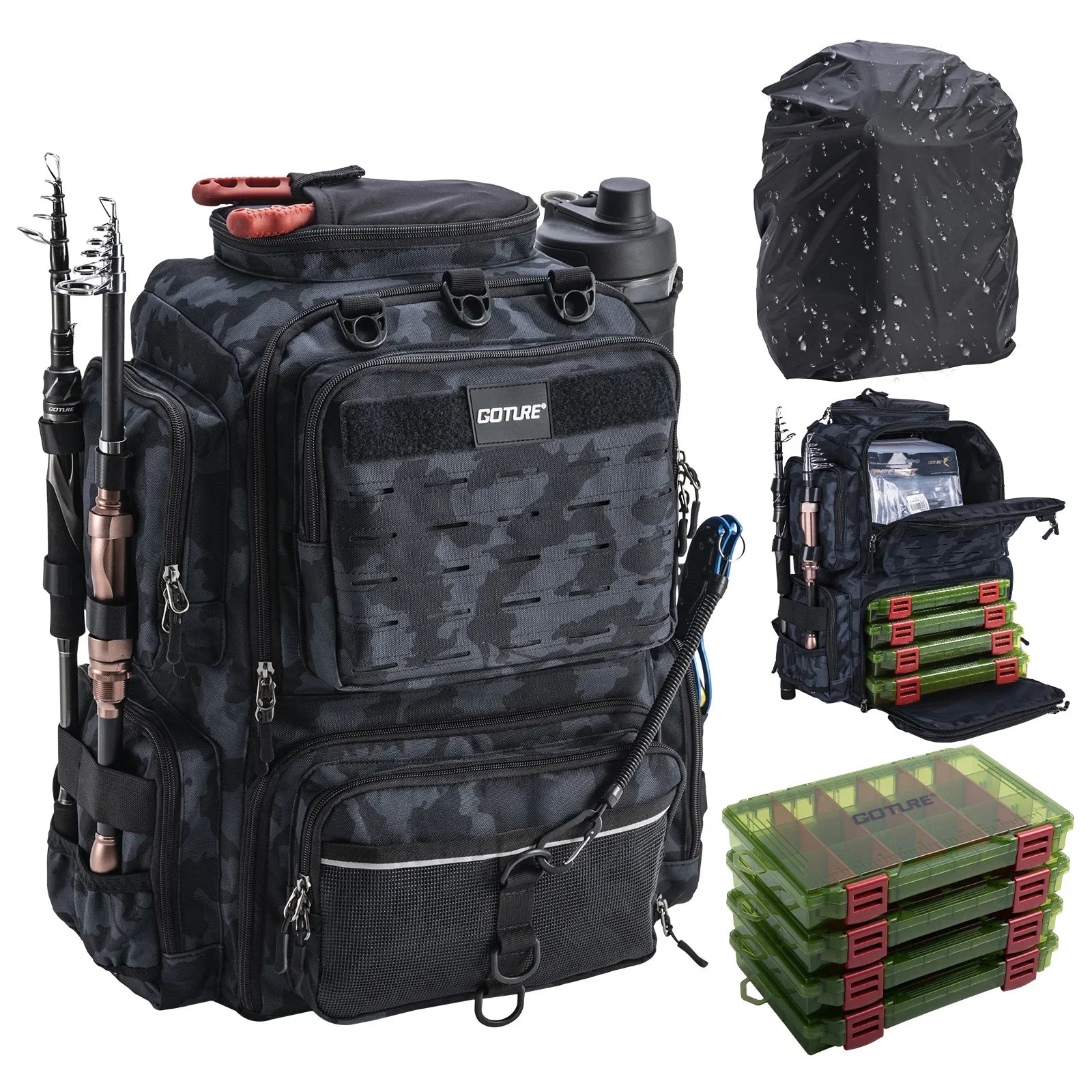 Outdoor Tactical Backpack - Large Capacity Camouflage Duffel for Sports, Camping, Travel, and Hiking